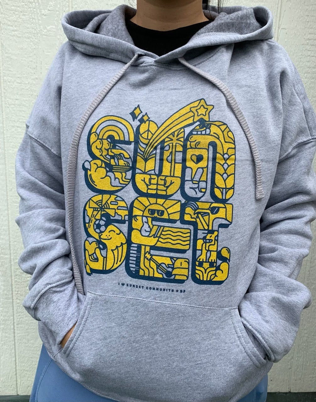 Sunset Adult Community Pullover Hooded Sweatshirt