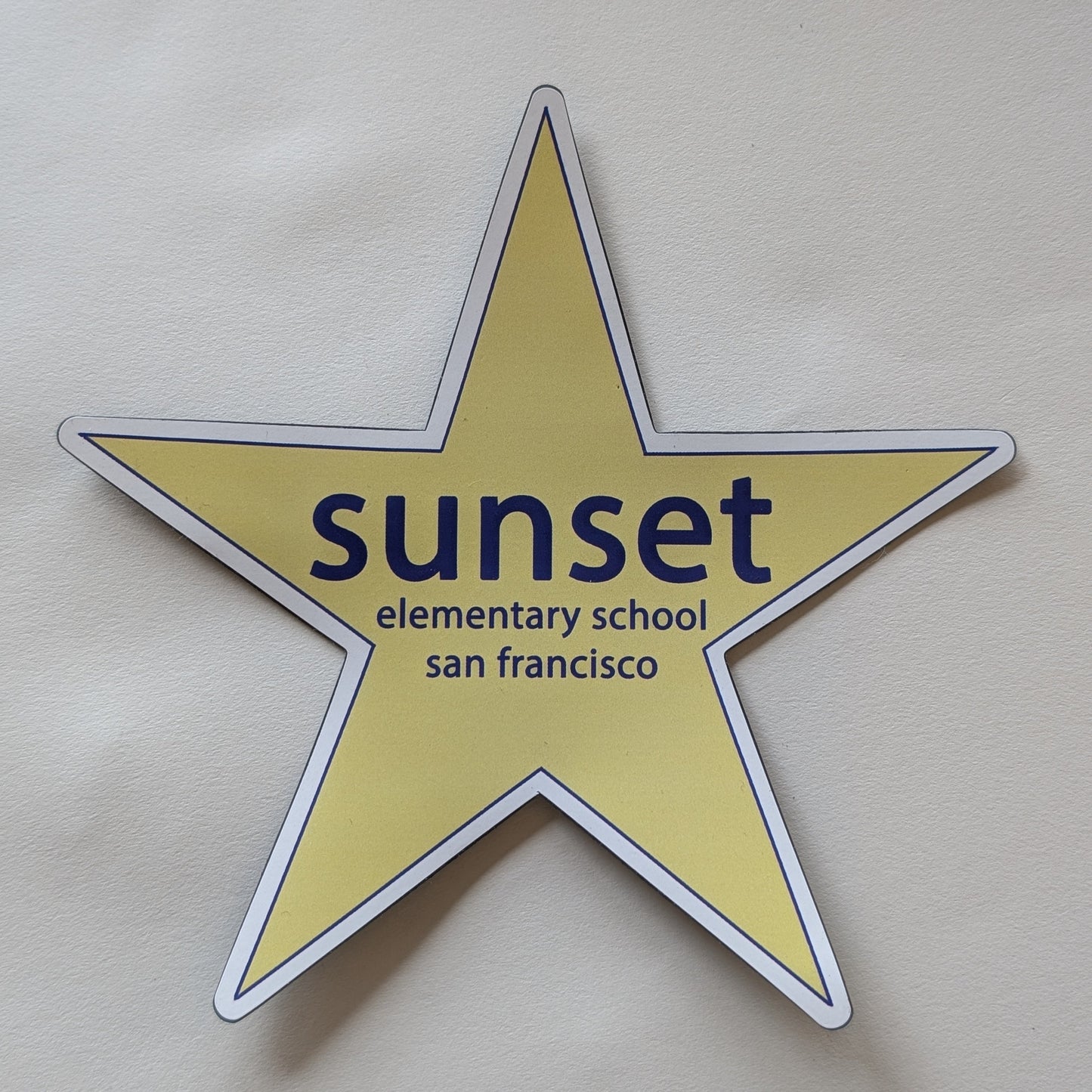 Sunset Star Magnet - Yellow