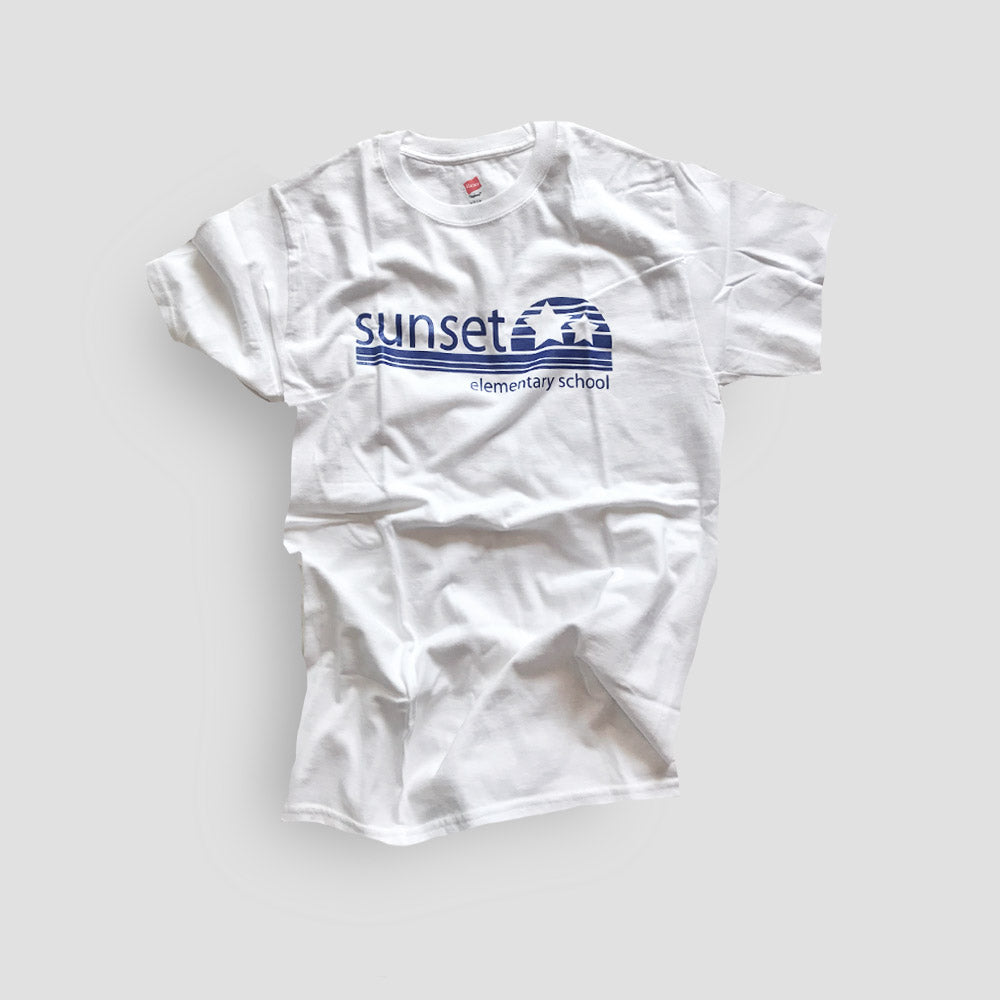 Sunset White T Shirt / Clearance