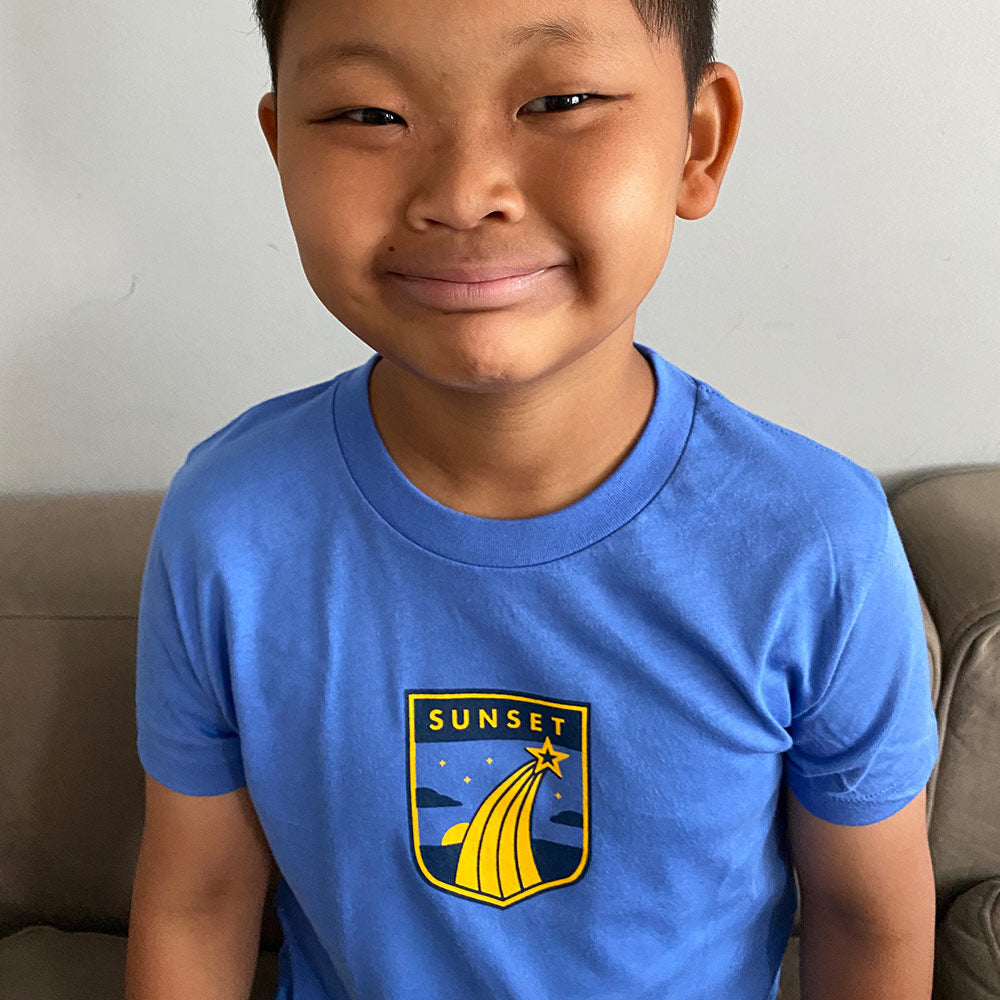 Sunset Youth Blue T-Shirt