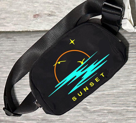 Limited Edition GLOWchella Fanny Pack in Black - Discounted Price!