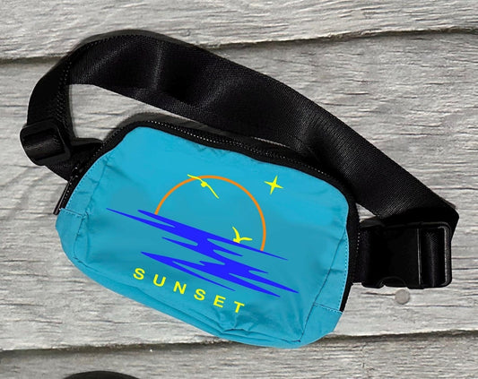 Limited Edition GLOWchella Fanny Pack in Blue - Discounted Price!