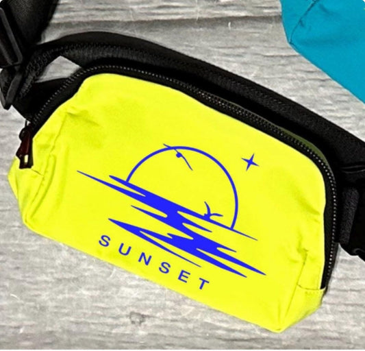 Limited Edition GLOWchella Fanny Pack in Yellow - Discounted Price!