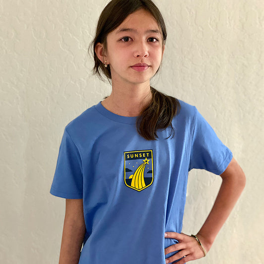 Sunset Youth Blue T-Shirt