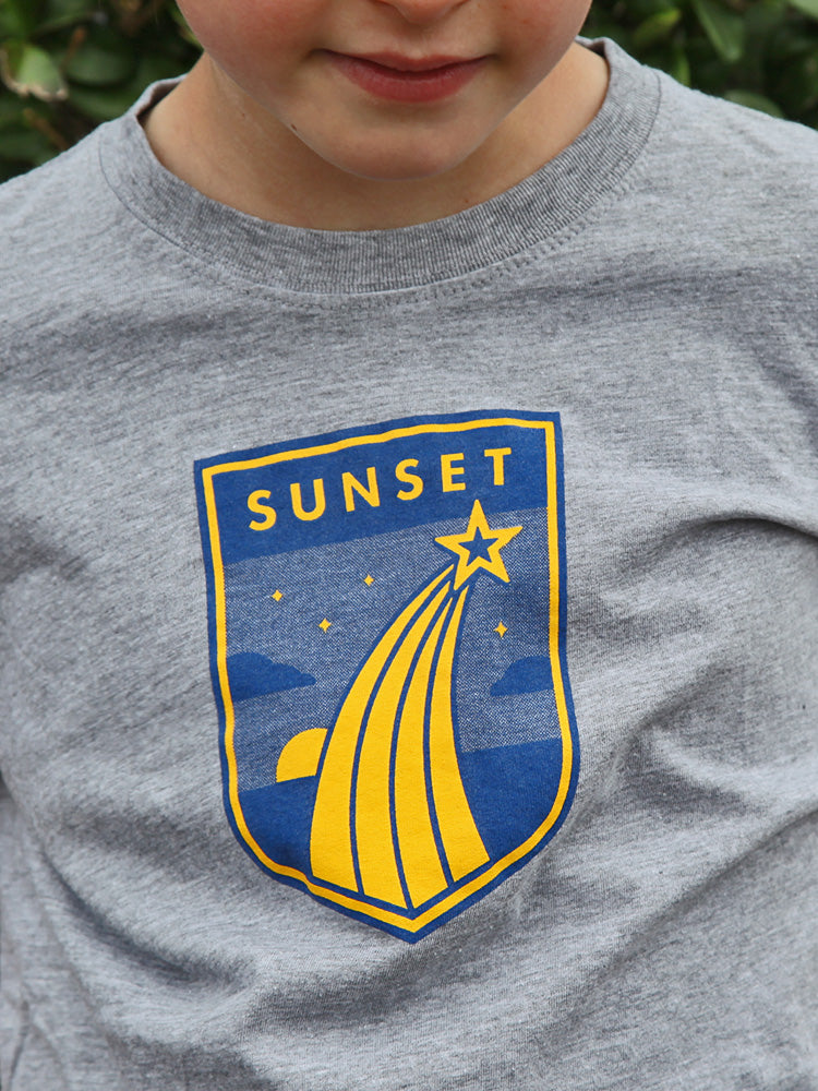 Sunset Youth Gray T-Shirt