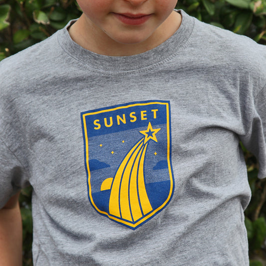 Sunset Youth Gray T-Shirt